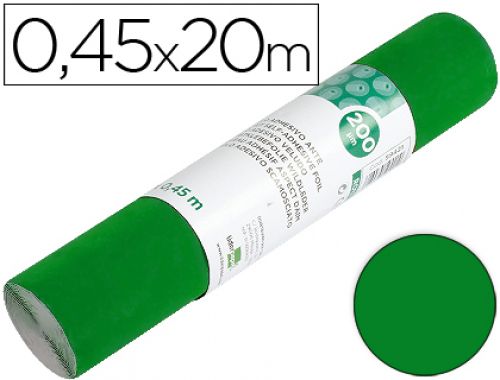 Rolo adesivo liderpapel unicolor verde brilho rolo de 0,45 x 20 mt , Liderpapel , 59415 , 8423473594159